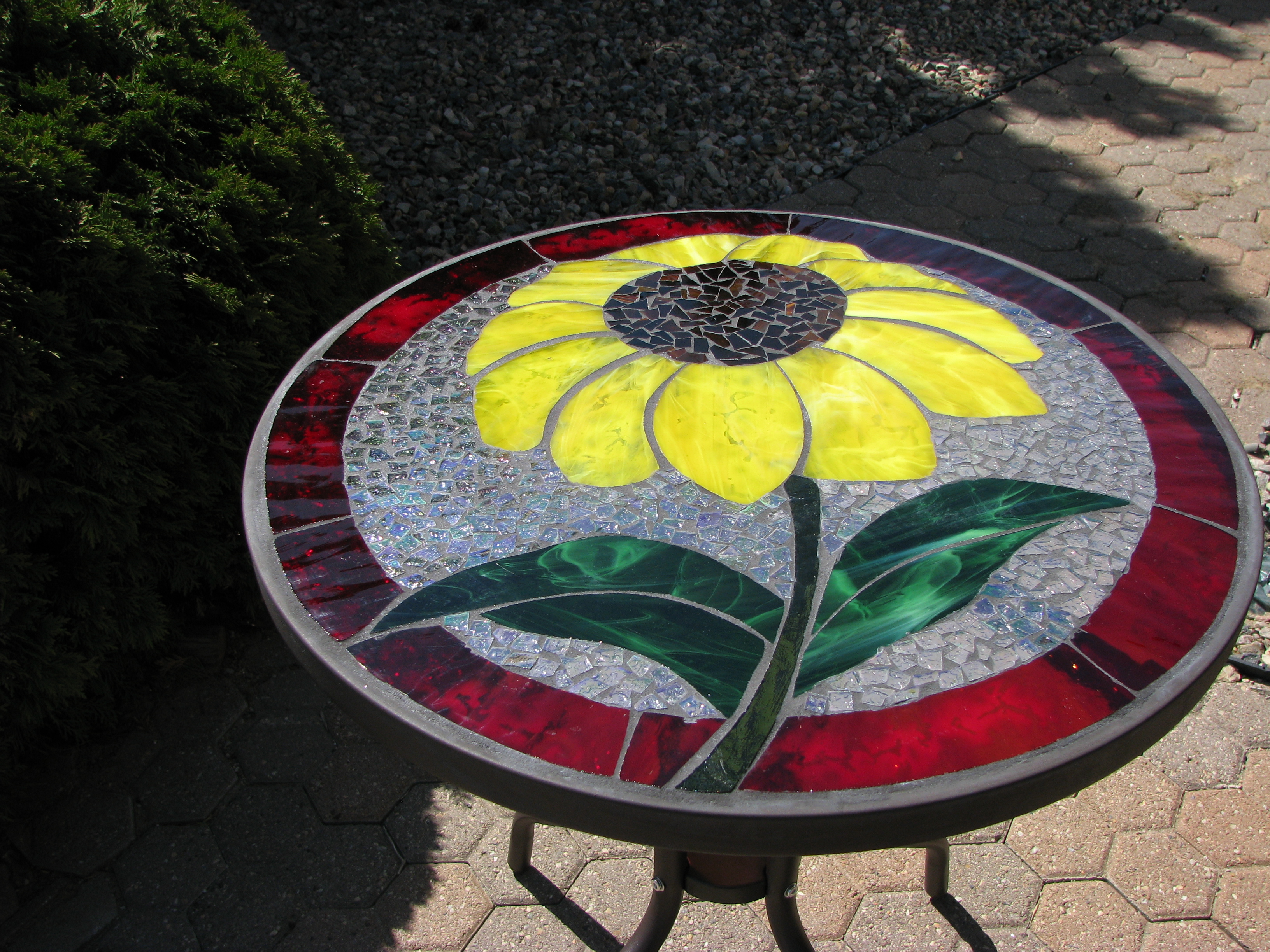 Sunflower on sale patio table